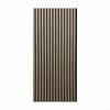 Ejoy Acoustic Slat Wood Wall Cladding Panel With Real Wood Skin Veneer, 94.5in x 24in x 0.8in ACPRW003-GreyWalnut